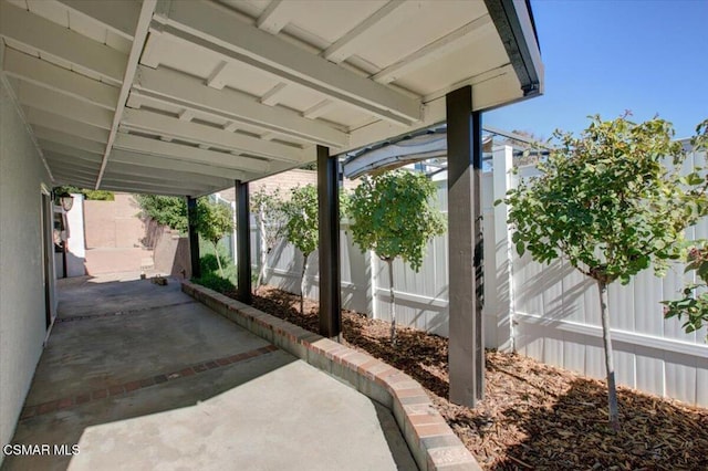 view of patio