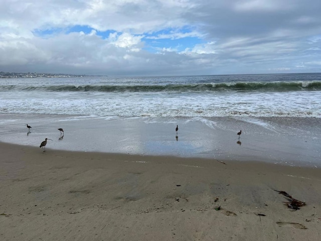 water view with a beach view