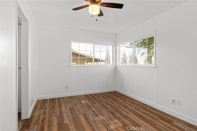 5690 Paradise Ave, Paradise, CA 95969 - spare room with wood finished floors and ceiling fan