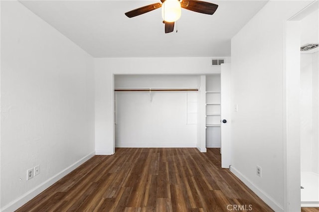 5690 Paradise Ave, Paradise, CA 95969 - unfurnished bedroom with wood finished floors, a closet, and baseboards