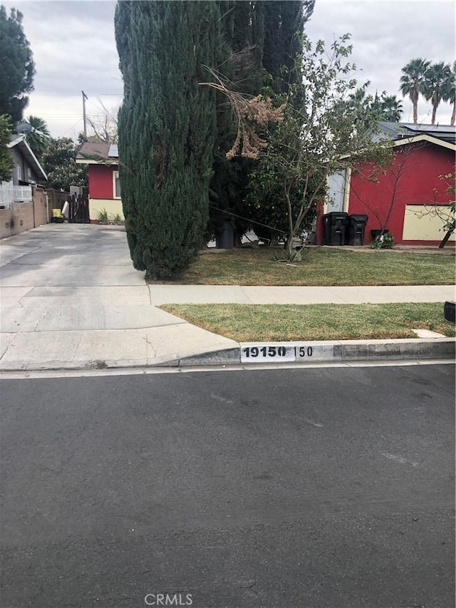 view of obstructed view of property