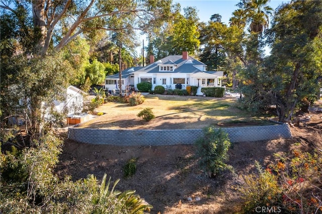 view of front of property