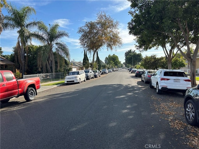 view of street