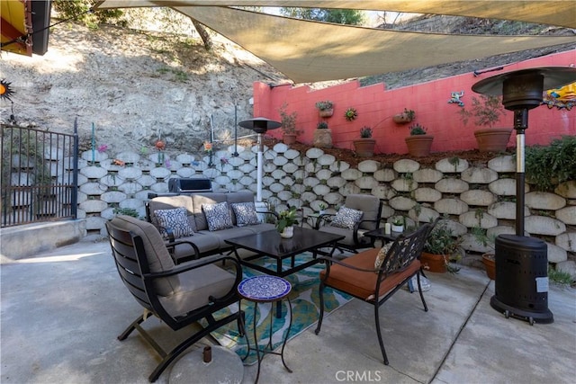 2541 Sleepy Hollow Dr, Glendale, CA 91206 - view of patio / terrace with an outdoor hangout area