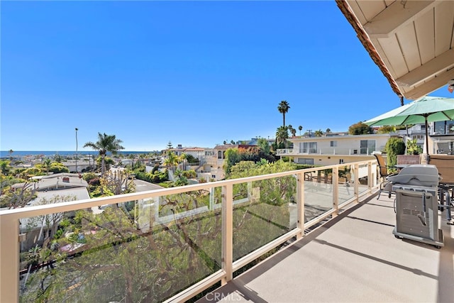 balcony with grilling area