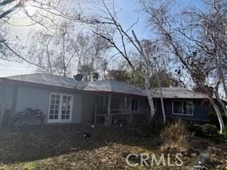 view of rear view of property