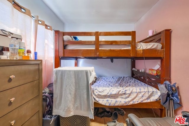 view of tiled bedroom