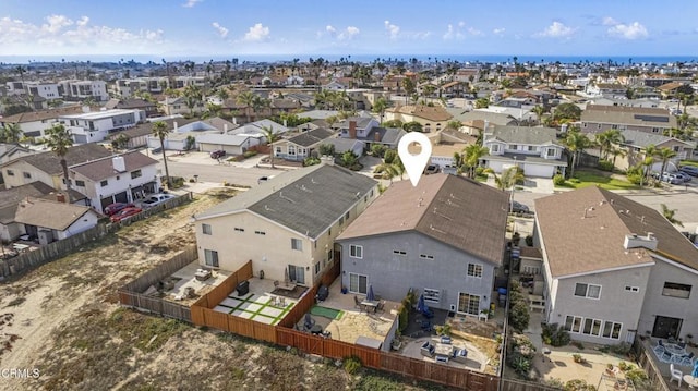 birds eye view of property featuring a residential view