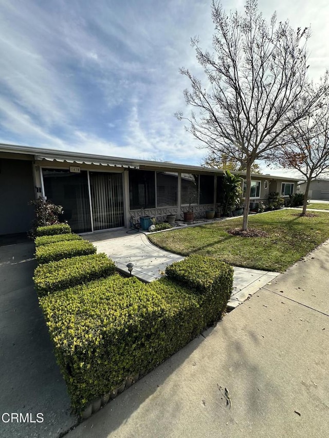 view of front of home