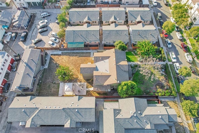 1048 E 5th St, Long Beach, CA 90802 - aerial view of property's location featuring nearby suburban area