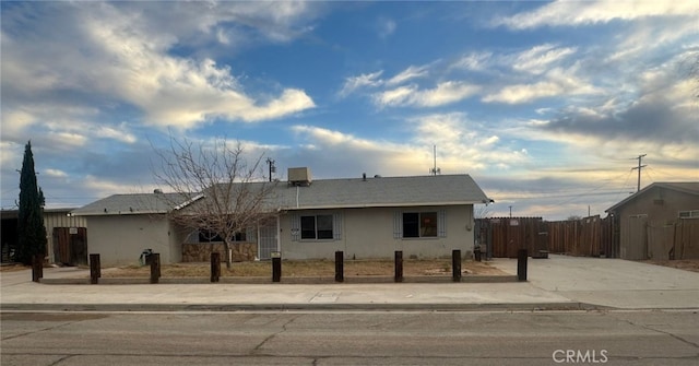 24144 Joshua Ave, Boron, CA 93516 - view of front of house with fence and stucco siding