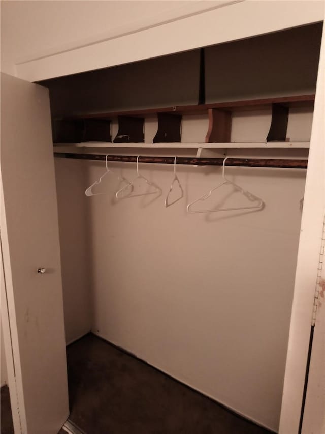 view of closet