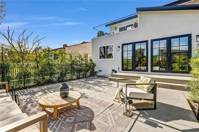 view of patio / terrace with french doors