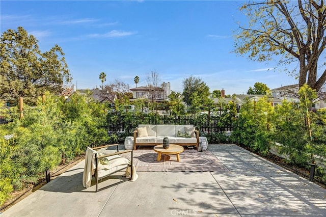 view of patio / terrace with outdoor lounge area