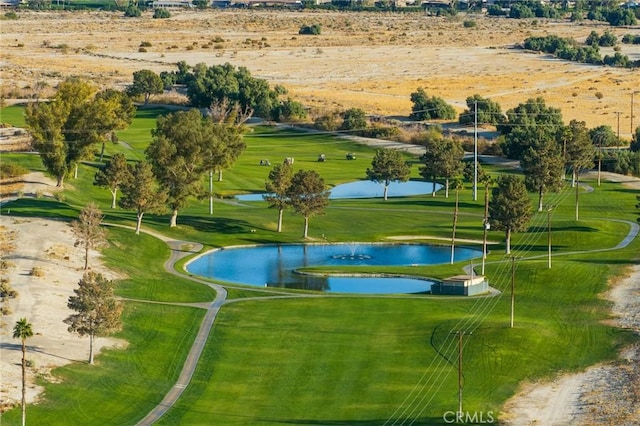 view of home's community featuring a water view