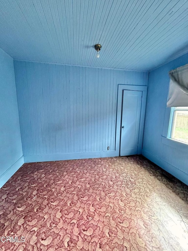 bonus room featuring light colored carpet