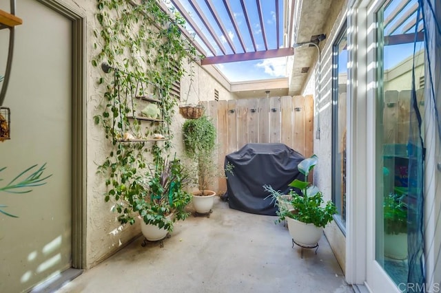 view of patio / terrace with grilling area