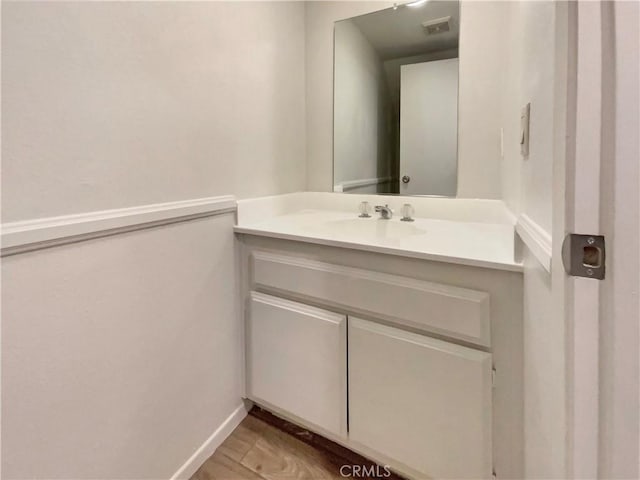 8354 Gabriel Dr Unit B, Rancho Cucamonga, CA 91730 - bathroom featuring vanity and baseboards
