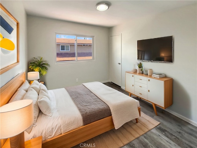 8354 Gabriel Dr Unit B, Rancho Cucamonga, CA 91730 - bedroom featuring wood finished floors and baseboards