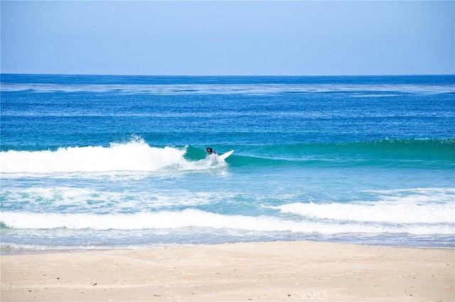 water view with a beach view