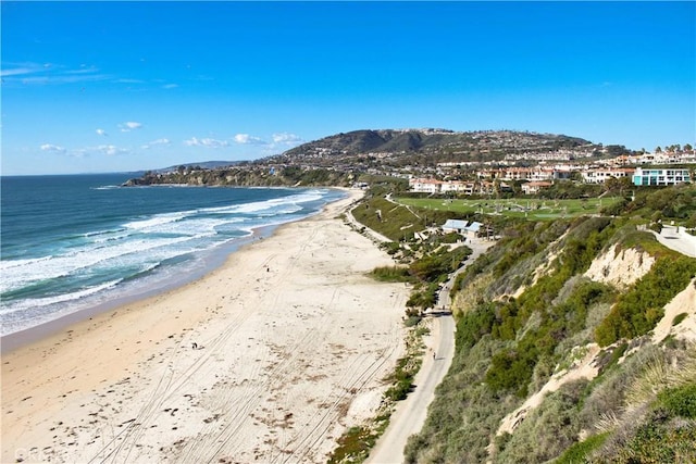 water view featuring a view of the beach