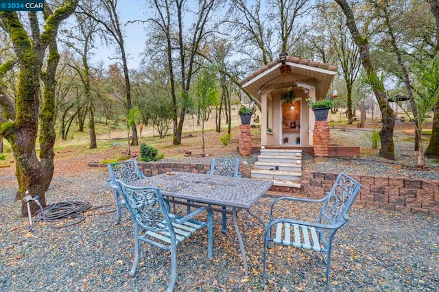 view of patio