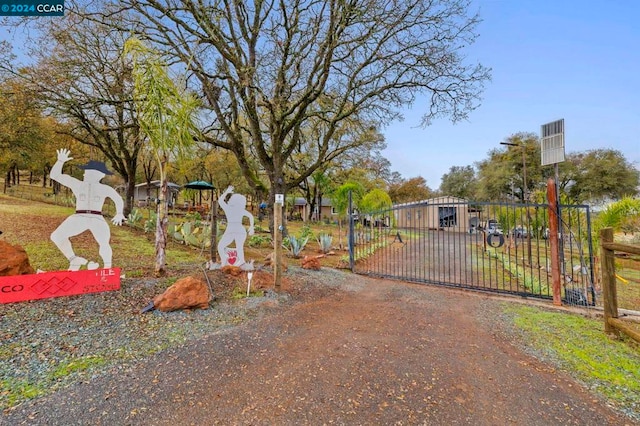 view of gate