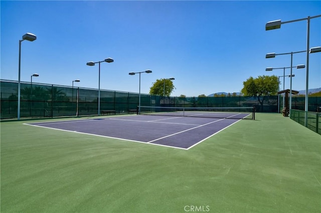 view of sport court