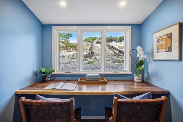 dining room featuring a healthy amount of sunlight