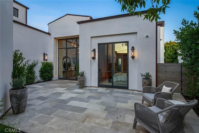 back of house featuring a patio