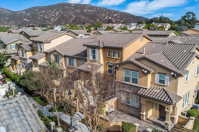 exterior space with a mountain view