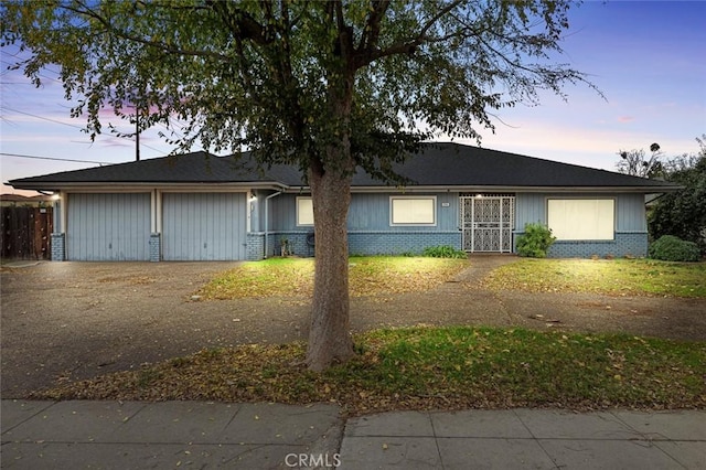 view of ranch-style home