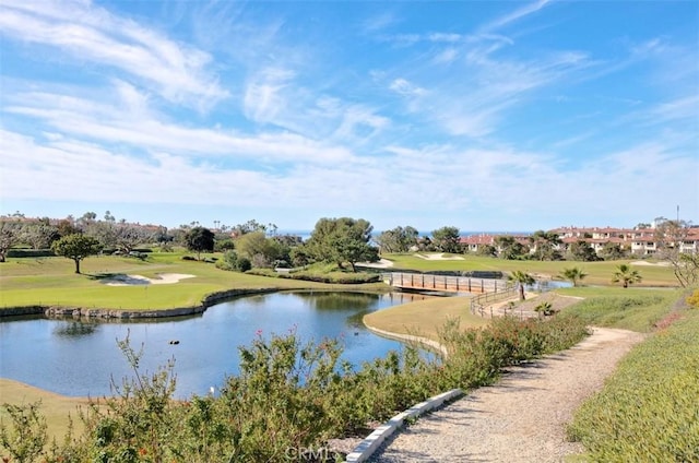 property view of water