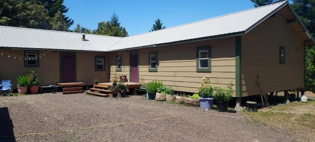 view of rear view of property