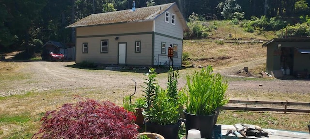 view of outdoor structure