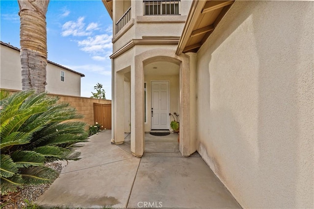 view of property entrance