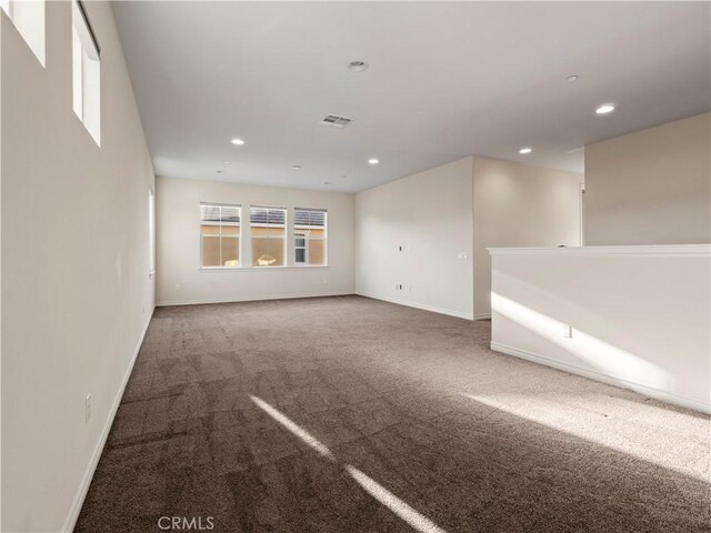 26420 Township St, Saugus, CA 91350 - empty room with visible vents, baseboards, recessed lighting, and carpet flooring