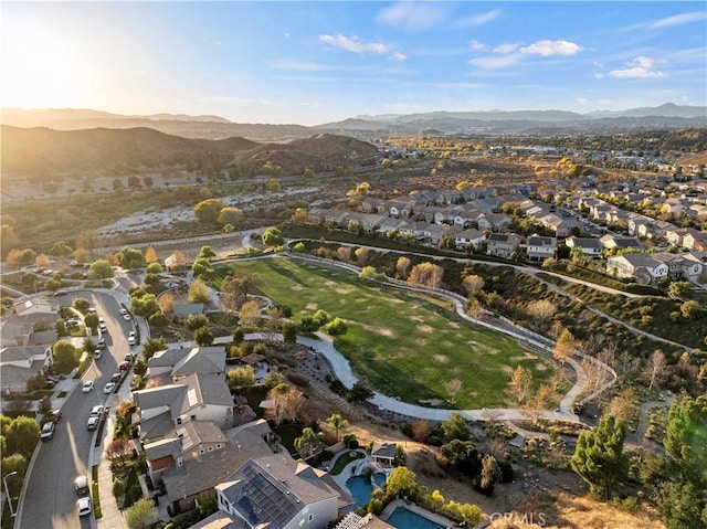 26420 Township St, Saugus, CA 91350 - aerial view featuring a residential view and a mountain view