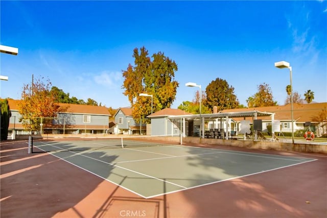 view of sport court