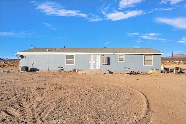 view of back of property