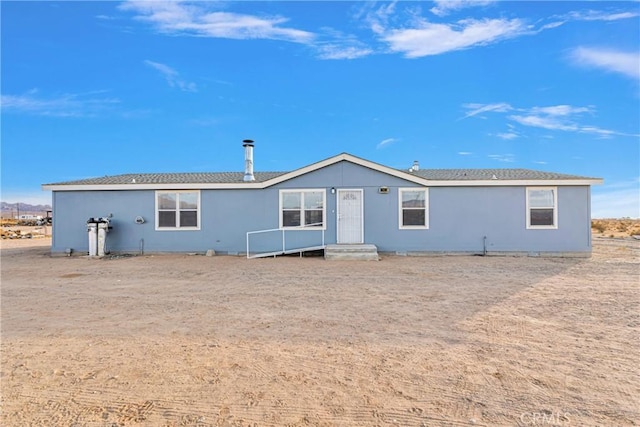 view of rear view of property