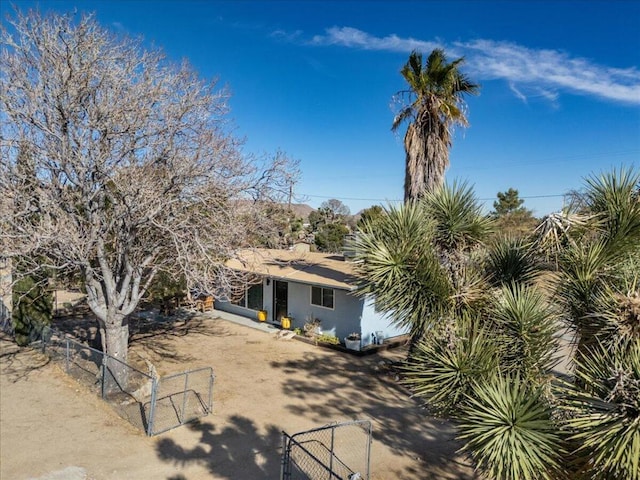 view of rear view of property