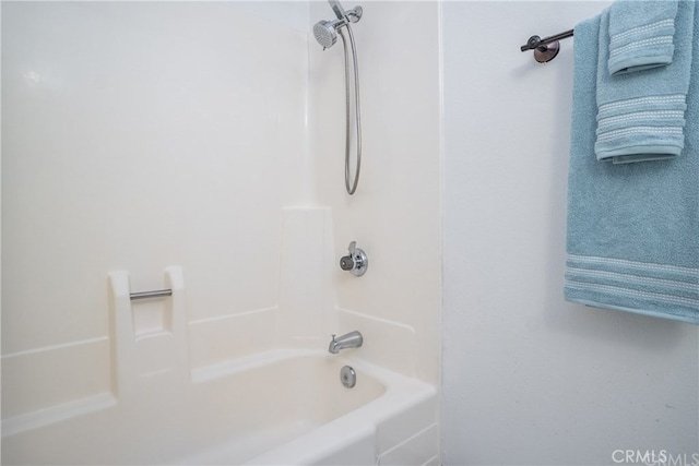 bathroom featuring shower / tub combination