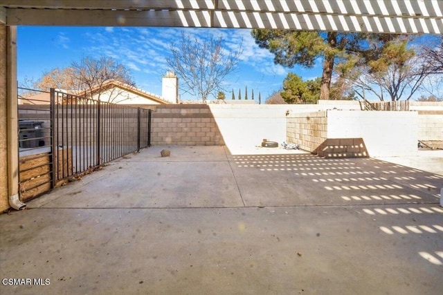 view of patio