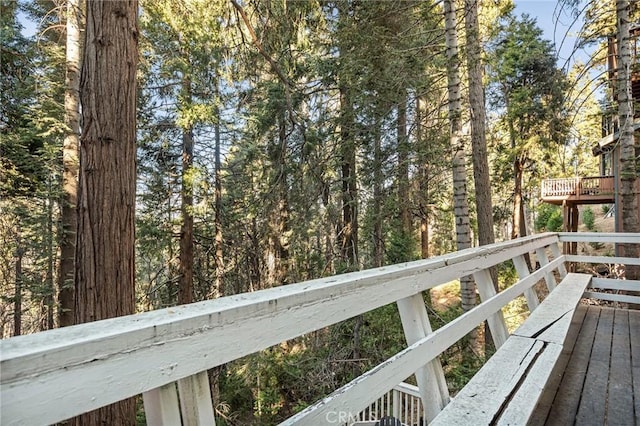 view of deck