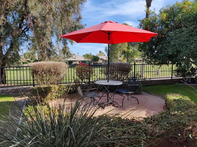 view of patio