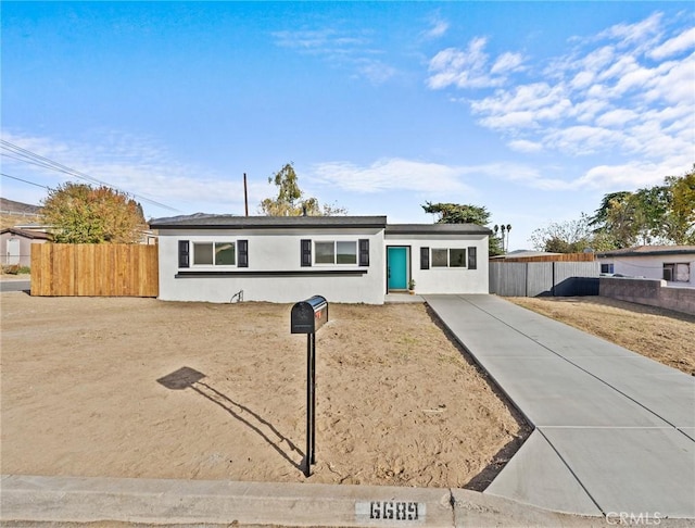 view of ranch-style home