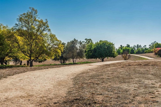 exterior space with a rural view