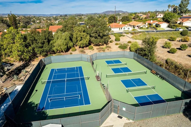 view of sport court