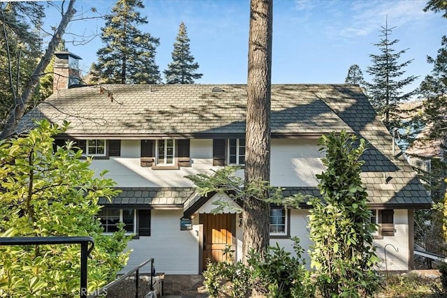 28906 Palisades Dr, Lake Arrowhead, CA 92352 - view of front of house with a chimney